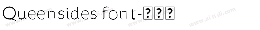 Queensides font字体转换